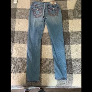 True religion low rise jeans